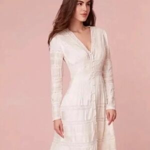 NWT LoveShackFancy White Ellitia Dress